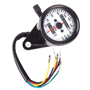 Pièces de rechange durables pour <span class=keywords><strong>moto</strong></span> Cafe Racer, double odomètre LED, indicateur de <span class=keywords><strong>vitesse</strong></span> <span class=keywords><strong>Vintage</strong></span> pour JH70 C90 GN125 CG125 - Product Image 5