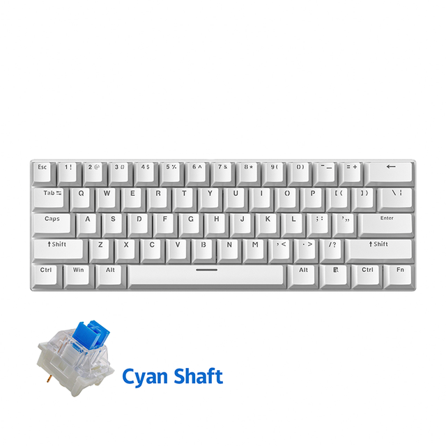 Kavlorn KL61 Mechanical Red Switches High-performance Type-C RGB Backlit 61-Key Aluminium Programmable Anti-Ghosting