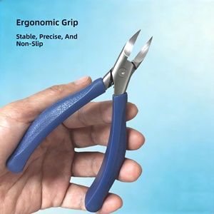Stainless Steel Toenail <b>Clipper</b> Ergonomic Grip Wide Jaw Opening Curved Blade Manual <b>Nail</b> Trimmer <b>for</b> <b>Thick</b> <b>Nails</b> - Product Image 4