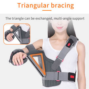 Penahan bahu bernapas, penyangga lengan dengan bantal penyangga fiksasi patah, braket untuk pemulihan cedera bahu - Product Image 3
