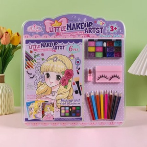 Kids Princess Makeup Painting Coloring Set DIY Creative Art Drawing Kit Educational Craft Toy <strong>for</strong> <strong>Little</strong> <strong>Girls</strong> Party <strong>Gift</strong> - Product Image 4