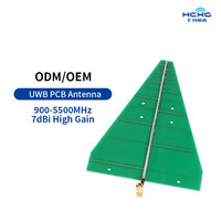 Antena UWB 1000 -5500Mhz Wideband Antena PCB Direksional Antena Log-periodik 4G dan 5G