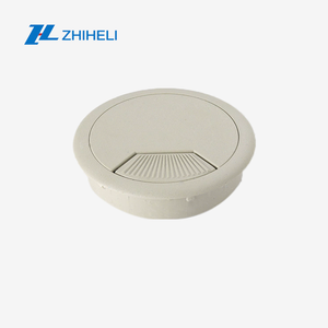 كابل مكتب بلاستيك مستدير ، غطاء سلك مكتب الكمبيوتر Grommet للمكتب ، غطاء ثقب منزلي ، كابل سلك جروميت - Product Image 3