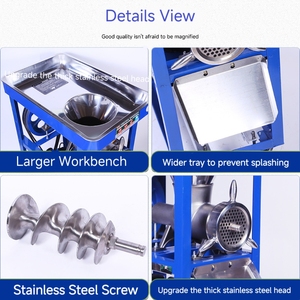 Trituratore di Ossa ad Alta Efficienza per Pesce e Pollame, Converte Pesce Intero e Strami di Pollo in Farina di Ossa Nutriente e Mix di Carne Tritata - Product Image 3