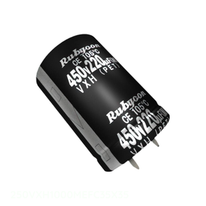 Authorized Distributor 250VXH1000MEFC35X35 Through Hole CAP ALUM 1000UF 20% 250V SNAP TH 1000 uF Capacitor - Product Image 1