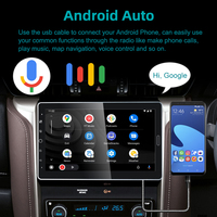 Pemutar MP5 Mobil 10 Inch 1Din dengan Mirror Link Android Auto CarPlay Stereo Layar Sentuh untuk Dashboard, Garansi 1 Tahun