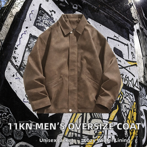 Chaqueta de Invierno para Hombre Bearfit, Estilo Vintage de Alta Calidad, Impermeable, Transpirable, Cortavientos, con Capucha y Exterior de Cuero Genuino - Product Image 2