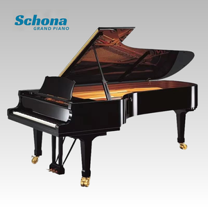 <span class=keywords><strong>Piano</strong></span> de cola acústico negro de 88 teclas, ébano pulido, colores personalizados para el hogar, hoteles, mobiliario profesional y salas de conciertos - Product Image 1