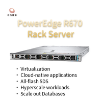 Serveur en rack Dell PowerEdge R670 1U, prix d'usine