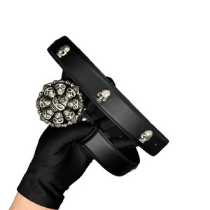 <span class=keywords><strong>Ceinture</strong></span> pour homme à motif crâne, <span class=keywords><strong>ceinture</strong></span> ajourée à motif croix et motif vigne à grosse languette, <span class=keywords><strong>ceinture</strong></span> de <span class=keywords><strong>taille</strong></span> style célébrité pour <span class=keywords><strong>femme</strong></span> - Product Image 5