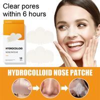 Eelhoe 10 patchs hydrocolloïdes pour le nez, masque nasal nettoyant et exfoliant, patch anti-points noirs