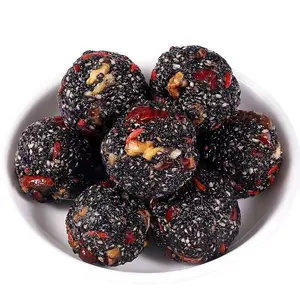 Yideli 50g Jujube noix wolfberry noir sésame mûrier wolfberry riz gluant boules de sésame pour les collations de femmes enceintes