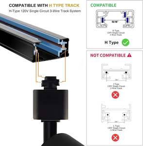 Venta al por Mayor de Lámparas LED Magnéticas Empotradas en Riel de Aluminio Ultra Delgadas de 48V para Oficinas y Tiendas - Product Image 5