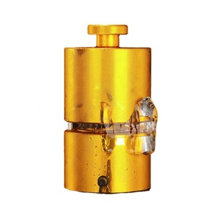 Kit de Prensa para Bolas de Hielo, Material de Grado Alimenticio Dorado, Molde para Bolas de Hielo de 50 mm y 60 mm, Marcador de Esferas de Hielo para Cócteles de Bourbon - Product Image 1