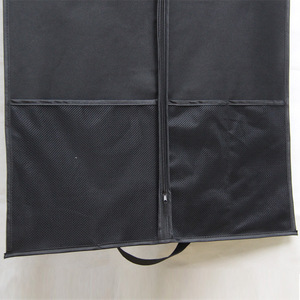 Bán buôn biểu tượng tùy chỉnh không dệt thoáng khí có thể gập lại Wedding Dress người đàn ông của phù hợp với bìa túi may mặc với cửa sổ PVC - Product Image 4