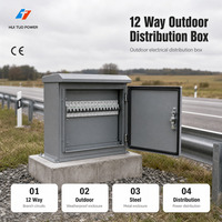 Boîtier de distribution électrique extérieur 12 voies, 380V, avec disjoncteur, IP54, certifié CE, paiement à l'utilisation