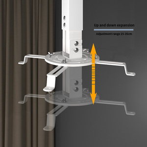 Soporte de Proyector 2 en 1 para Techo y Pared, Soporte de Aluminio Resistente para Proyectores Epson, XGIMI, Dangbei, JMGO, <span class=keywords><strong>LG</strong></span> - Product Image 6