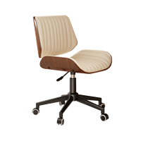 Chaise de bureau de jeu ergonomique moderne avec fonction de levage et de bascule en cuir Base en bois Appui-tête réglable