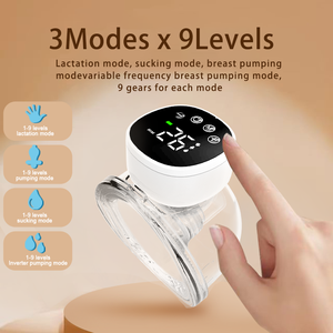 เครื่องปั๊มนมไฟฟ้าแบบพกพา คุณภาพสูง ปลอดสาร BPA ผลิตจากซิลิโคนเกรดโรงพยาบาล ใช้งานได้โดยไม่ต้องใช้มือ สะดวกสบาย - Product Image 4