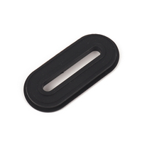 Vente en gros d'écouteurs en silicone 3D Port trou Patch casque prise en caoutchouc pour sac sac à dos