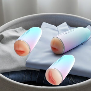 Superweicher Gummi-Vagina- und Oral-Stimulator, PUSSY und ASS STROKER Masturbator, freihändiger vibrierender elektrischer Masturbationsbecher - Product Image 5