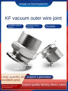 Özelleştirilebilir 304/316L paslanmaz çelik KF16 düşük basınçlı pürüzsüz yüzey güvenilir sızdırmazlık harici dişli boru destekler - Product Image 2