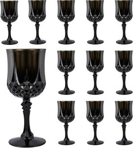 Copas de Plástico Azules para Fiestas y Eventos, Estilo Vintage, para Beber Vino, para Recepciones de Boda - Product Image 2