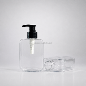 Botella <span class=keywords><strong>de</strong></span> PET Cuadrada Recargable <span class=keywords><strong>de</strong></span> 150 ml Personalizada, Envase <span class=keywords><strong>de</strong></span> Lujo para Champú, Acondicionador, Loción, Jabón Líquido Corporal y Cosméticos - Product Image 3