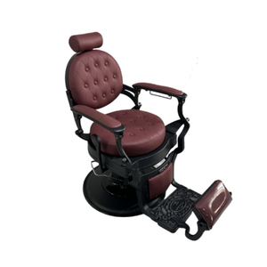 Meilleures ventes <span class=keywords><strong>de</strong></span> mobilier <span class=keywords><strong>de</strong></span> salon <span class=keywords><strong>de</strong></span> beauté haut <span class=keywords><strong>de</strong></span> gamme, fauteuil <span class=keywords><strong>de</strong></span> <span class=keywords><strong>coiffeur</strong></span> rotatif à 360 degrés avec siège en cuir et pompe hydraulique pour hommes - Product Image 4