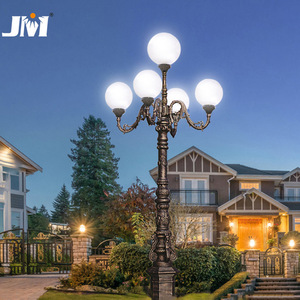 Lampe de jardin multi-têtes de style européen Jm Juming 3,5 m, luminaire extérieur pour villa et aménagement paysager - Product Image 3
