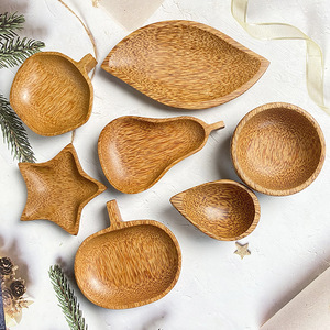 Ciotole in Guscio di Cocco Lucidate, Ciotole in Legno Rustiche per Decorazioni Cucina, Regali Vegani per Insalata di Acai - Product Image 6