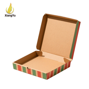 Boîte à pizza en carton ondulé personnalisée, grand format, emballage <span class=keywords><strong>alimentaire</strong></span>, boîte à pizza en carton ondulé pour tranches de pizza de 12 pouces avec papier anti-graisse - Product Image 1