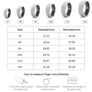 ODM anneaux <span class=keywords><strong>de</strong></span> surveillance <span class=keywords><strong>de</strong></span> la santé intelligents Fitness essentials Matte Gold Sleep Tracker anneaux intelligents Autonomie en veille 7 jours - Product Image 6