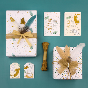 Wholesale 80g Birthday Art <b>Paper</b> 43*300cm Gift Luxury Custom Packaging Wrapping <b>Paper</b> Roll - Product Image 2