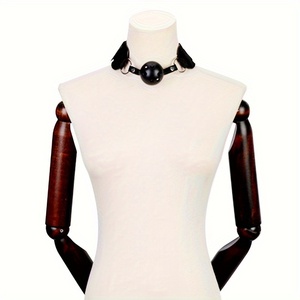 Ensemble <span class=keywords><strong>de</strong></span> menottes pour le cou et les poignets avec chaînes <span class=keywords><strong>de</strong></span> corps sexy pour femmes, outils <span class=keywords><strong>de</strong></span> jeu <span class=keywords><strong>de</strong></span> sexe sadique pour les couples - Product Image 5