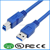 Câble d'imprimante USB 3.0 Superspeed en gros, Type A vers Type B AM/BM