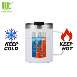 Moderne Abstractd Mok 12Oz Koffie Camping Tuimelaar Mokken Metalen Moderne Sustaartble Ondersteuning Stainlesflowerl Widecanvase Vacuüm Reizen - Product Image 2