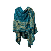 Femmes élégant de haute qualité confort Style ethnique châle Cape haut de gamme européen voyage quotidien châle chaud automne hiver en gros