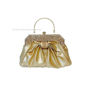 New Cross-border Women's Evening <b>Bag</b> <b>Small</b> Polyester Diamond-encrusted Crossbody Shoulder Handbag for Prom Party Tanjing - Product Image 5