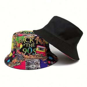 Summer Eco-Friendly Stainless Steel ABS Custom Embroidery Silk Screen Printing Simple Style Unisex Bucket <b>Hats</b> <b>for</b> Promotional - Product Image 2