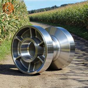 Roues de terrain haute qualité résistantes à l'usure pour chargeuses sur chenilles, moissonneuses-batteuses et mini-excavatrices, adaptées aux opérations sur terrain humide et en climat chaud - Product Image 1