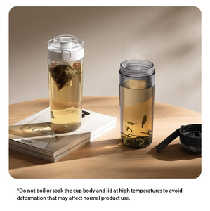 Tragbarer Wasserbecher, Auslaufsicher BPA-frei, Leichte Wiederverwendbare Reise-Trinkflasche für Sport und Outdoor - Product Image 2