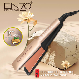 Plancha de Pelo Profesional <span class=keywords><strong>ENZO</strong></span> Gold Plate Wholesale Pro, Plancha de Pelo Multifunción para Salón de Belleza y <span class=keywords><strong>Barber</strong></span>ía - Product Image 4