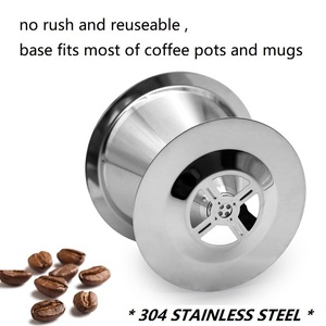 Reusable Single <strong>Filter</strong> Cup High Quality Stainless Steel <strong>Coffee</strong> Dripper Pour Over Cone Custom Double Layer Mesh <strong>Coffee</strong> <strong>Filter</strong> - Product Image 4