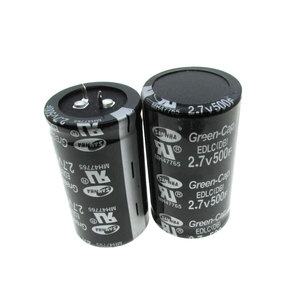 ซุปเปอร์คาปาซิเตอร์ใหม่ 2.7V <span class=keywords><strong>500F</strong></span> 2.7V/<span class=keywords><strong>500F</strong></span> 2.7V500F คาปาซิเตอร์ความจุสูงสำหรับรถยนต์ - Product Image 2