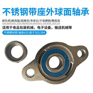 Le fabricant fournit des roulements à rouleaux sphériques montés en acier inoxydable SUFL000 résistants aux hautes températures ; qualité en stock. - Product Image 5