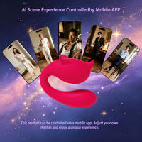 App-Fernbedienung Vibrator-Stab Dildo Klitoris G-Punkt-Stimulator 10 Frequenzen IPX7 Wasserdicht Wiederaufladbar 40dB Geräuschpegel Latex