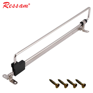 RESSAM Accessoires de garde-robe Rail de garde-robe coulissant Cintre télescopique monté sur le dessus - Product Image 2