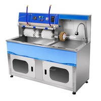Machine à laver les chaussures en acier inoxydable de qualité commerciale avec système de stérilisation chauffante et de nettoyage multi-brosses