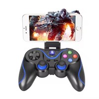 Manette V8 Sans Fil BT pour Android/iOS/PC/TV à Double Vibration Compatible avec Consoles de Salon et Appareils Portables